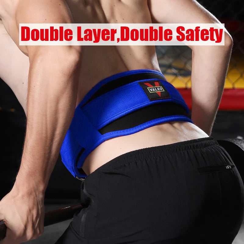 Durable Gym Support Waist Back Belt for Bodybuilding Powerlifting Weightlifting Squat Muscle Gains Dumbbell Workout Crossfit Gym Equipment