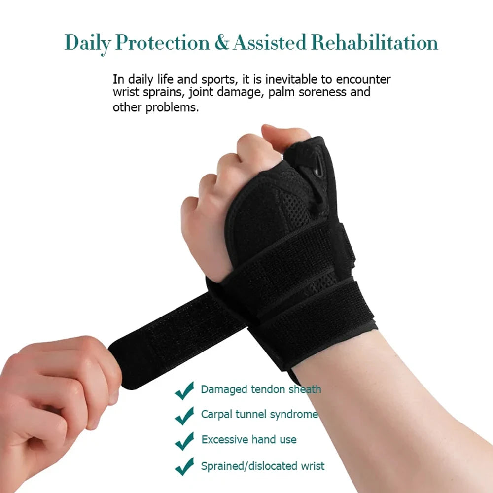 Thumb Wrist Strap Brace Splint for Recovery, Support, and Arthritis Right and Left Hand Spica Splint Guard