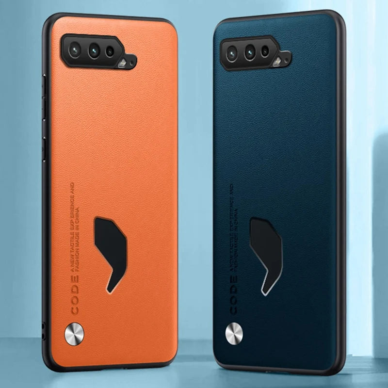 Elegant Leather Phone Case for Asus ROG Phone 7 6 6D 5S 5 3 Protective Back Cover