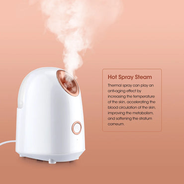 Nano Ionic Mist Facial Steamer Humidifier Atomizer Home Sauna SPA for Women Men Moisturize and Unclogs Pores