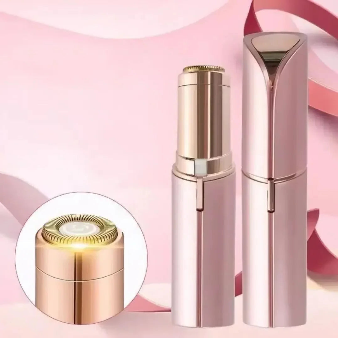 Mini Portable Lipstick Shaped Women's Electric Hair Removal Epilator Trimmer Painless Facial Shaver Small Personal Care Accessories