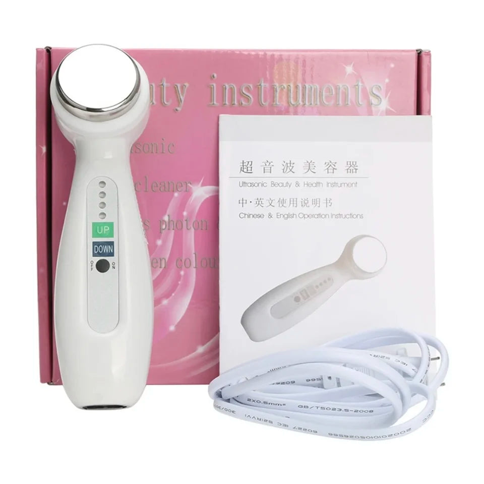 Anti Wrinkle and Anti Acne Ultrasonic Cavitation Facial Cleaner Slimming Skin Tightening Lifting Massager