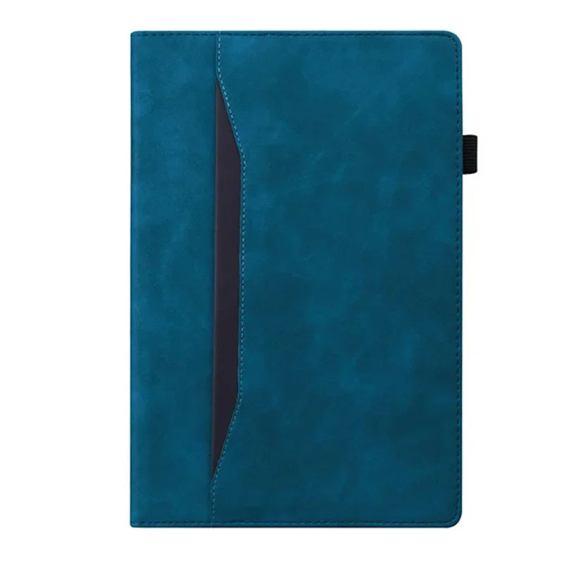 Luxury Leather Case Cover for Samsung Galaxy Tab S10 Plus S9 Fe S9 Plus Built in Wallet Stand Features Strap Protection