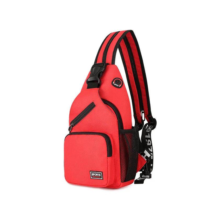 Fashion Men's One Shoulder Satchel Crossbody Bag Large Capacity Outdoor Sports And Leisure Shoulder Bag