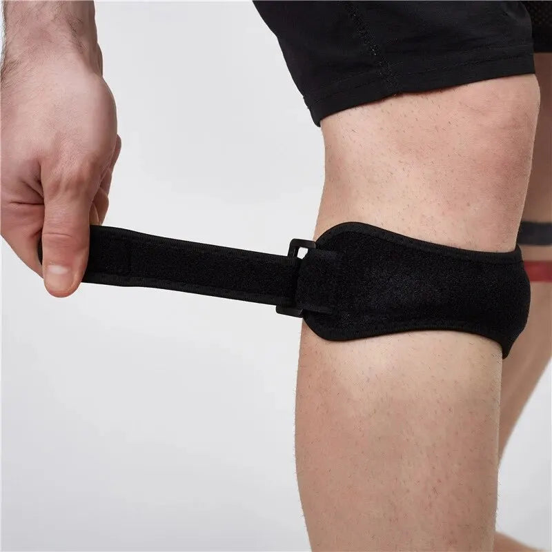 Adjustable Knee Strap Patellar Tendon Brace Pressurized Protector Support Slider Pad Rodilla Guard Tennis Running