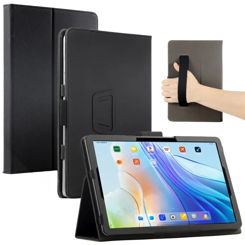 Elegant Leather Magnetic Case for Acer Iconia Tab P10 10.4" Inch Tablet PC Stand Cover with Hand Strap
