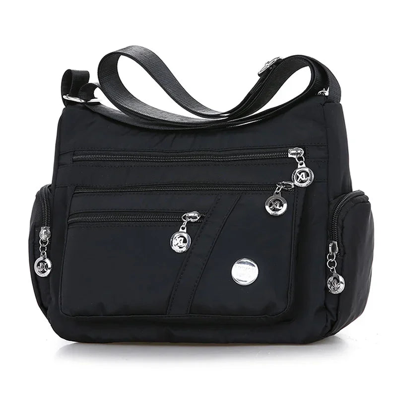Waterproof Nylon Travel Shoulder Messenger Handbag for Women Fashion High Quality Crossbody Bag