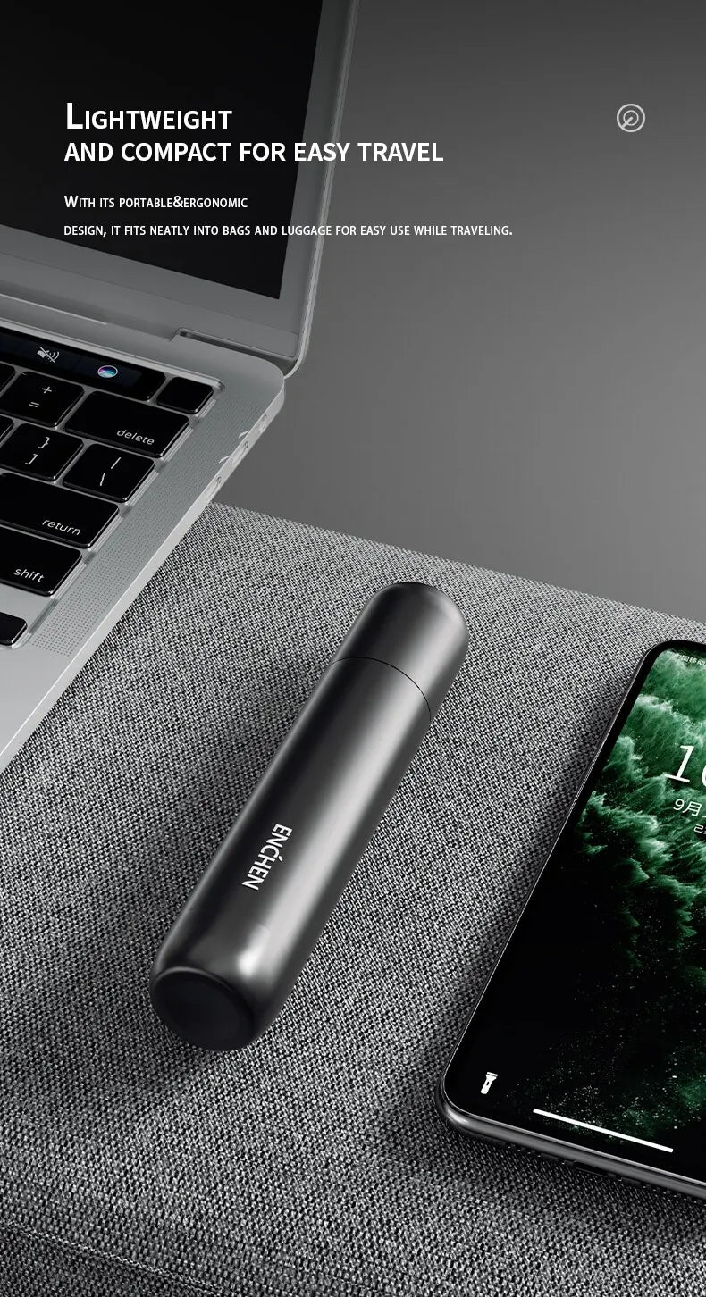 Portable Painless Ear and Nose Hair Trimmer for Men and Women Battery-Operated Personal Care Device