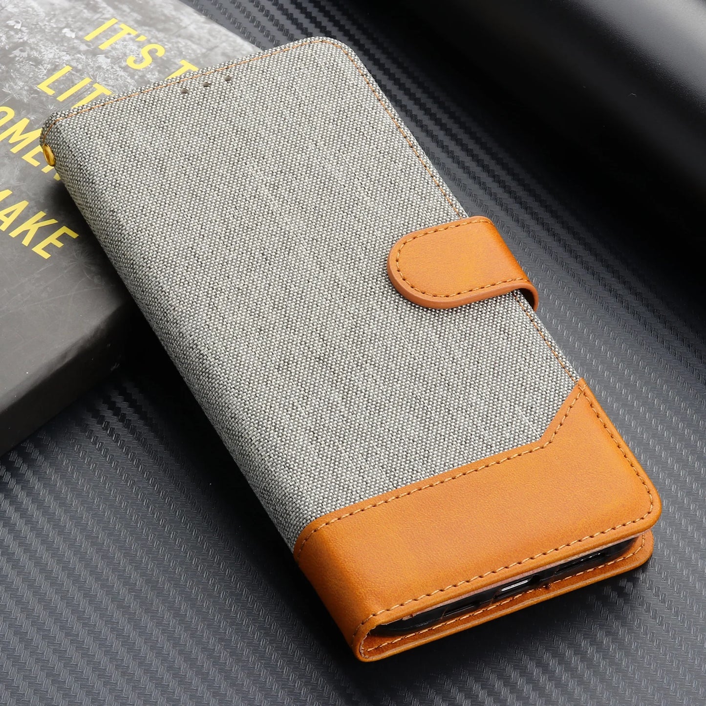 Deluxe Leather Wallet Phone Case for Lenovo Moto ThinkPhone Multiple Card Slots Stand Function Protective Cover