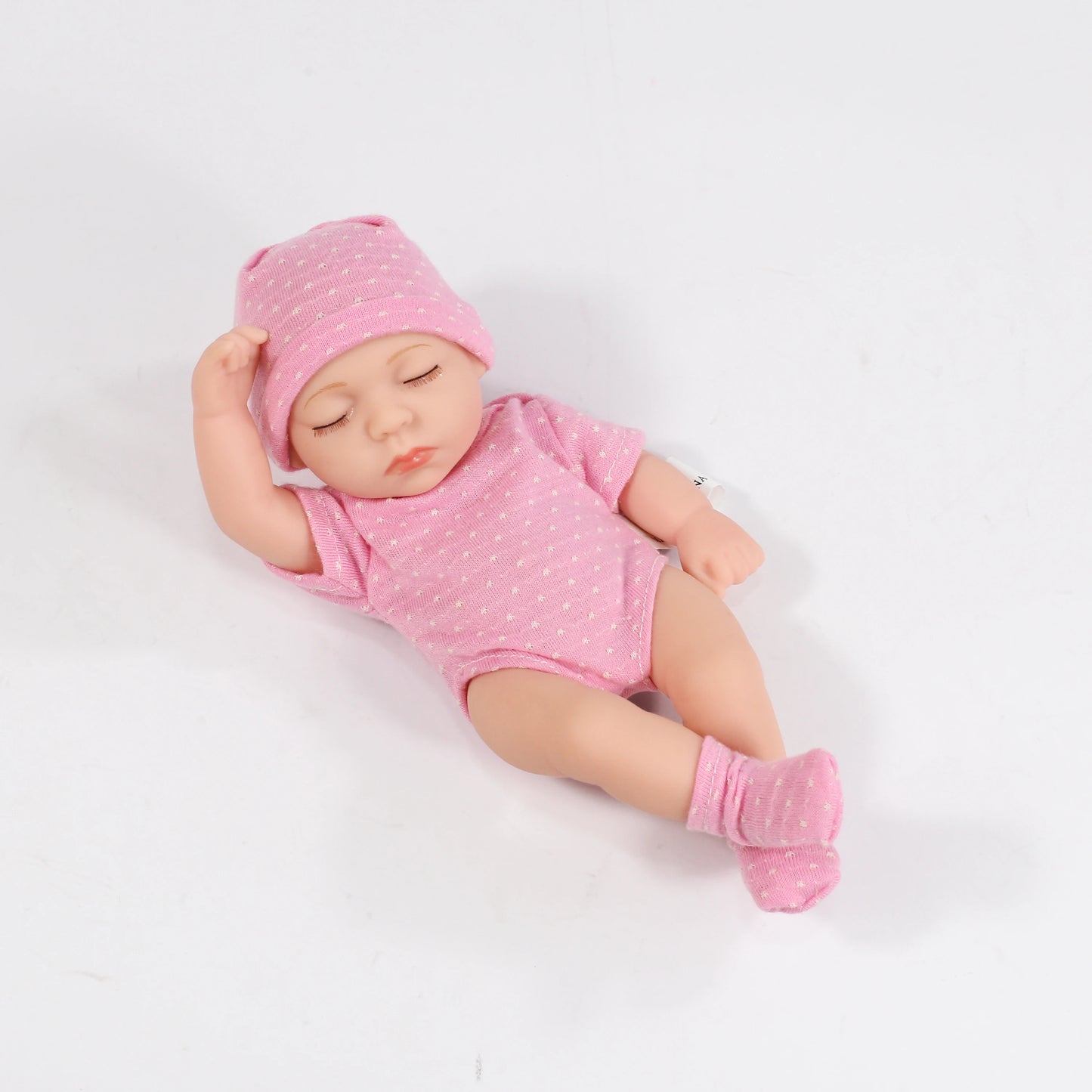 Cute Dress Up Silicone Baby Doll Toys Waterproof Vinyl Bebe Cute Mini Reborn Doll For Girls Birthday Great Gift 20cm