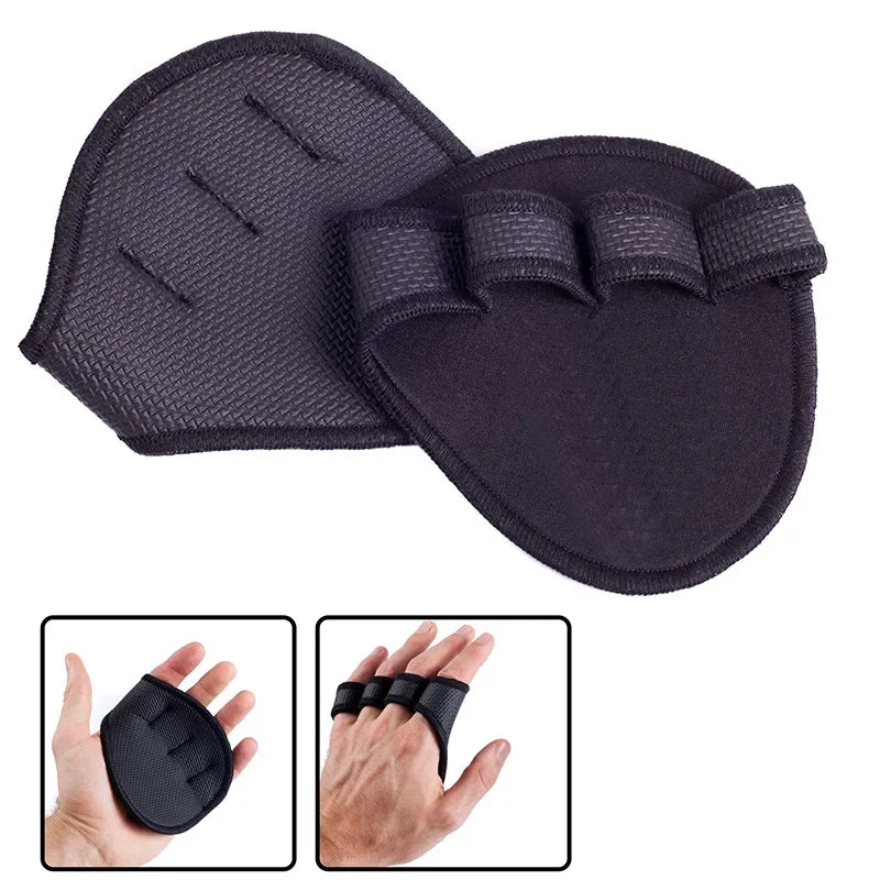 Neoprene Lifting Grip Pads Gloves for Gym Weightlifting Calisthenics Powerlifting Workouts Fitness Sports Hand Protector 2pcs