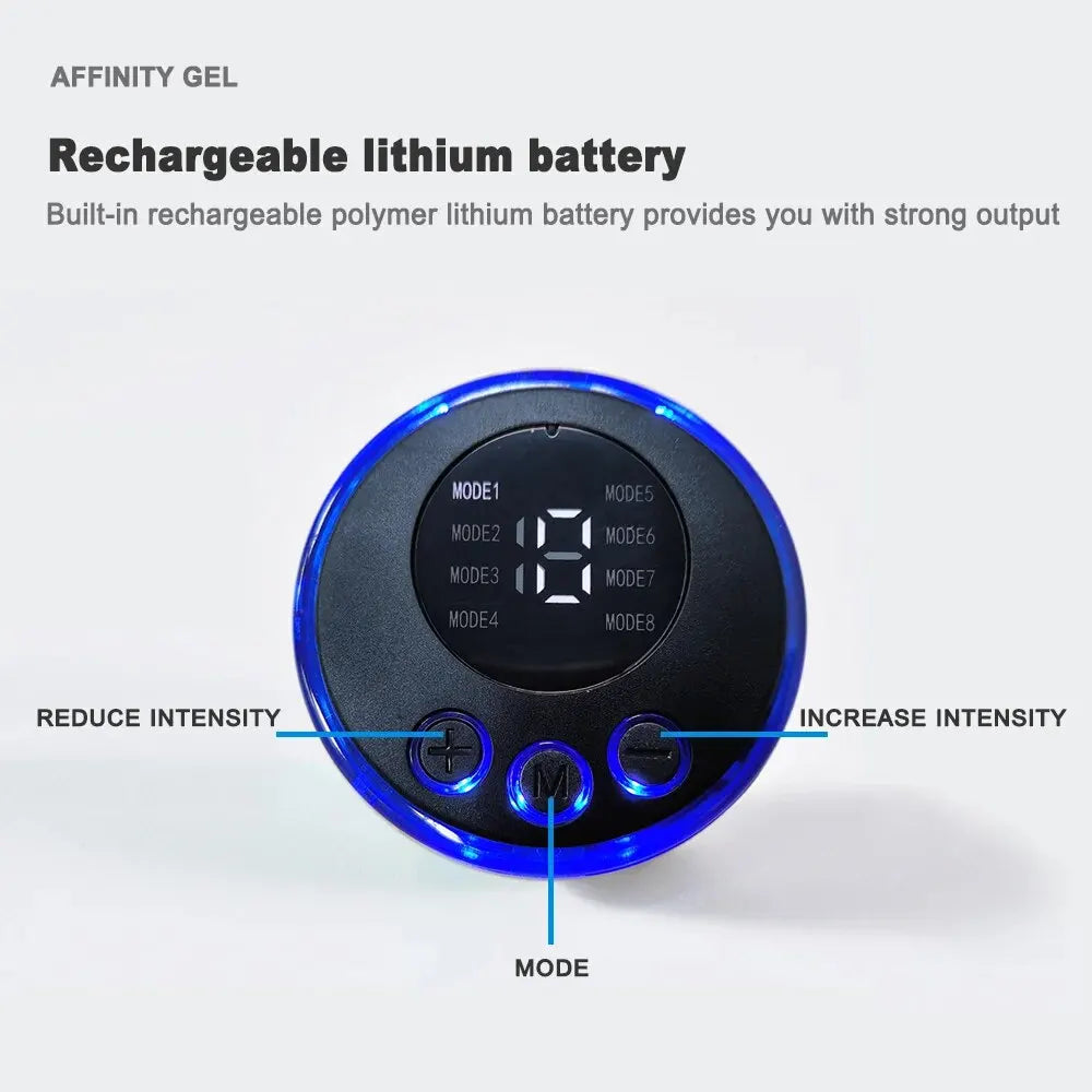 Electronic USB Rechargeable Abdominal and Arms Muscle Trainer Stimulator Portable Massager Training Belt Exercise Fitness Device