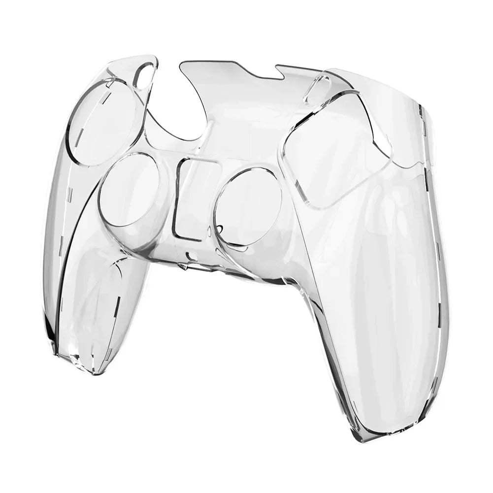 Ultra Slim Transparent Plastic Protector Case Cover Compatible with Sony Playstation 5 PS5 DualSense Controller Gamepad Clear Game Accessories
