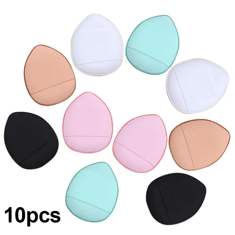 Convenient Mini Finger Puff Makeup Sponges Foundation Small Air Cushion Powder Face Concealer BB Cream Cosmetic Applicator Makeup Tools
