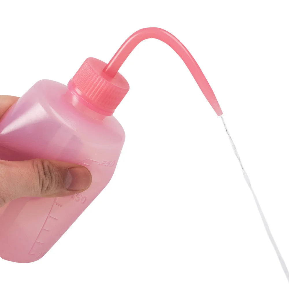 Curved Spout Eyelash Cleaning Washing Bottle Cleaner Waterproof Eyebrow Bottle Eyelash Extension Makeup Tool 250/500ml