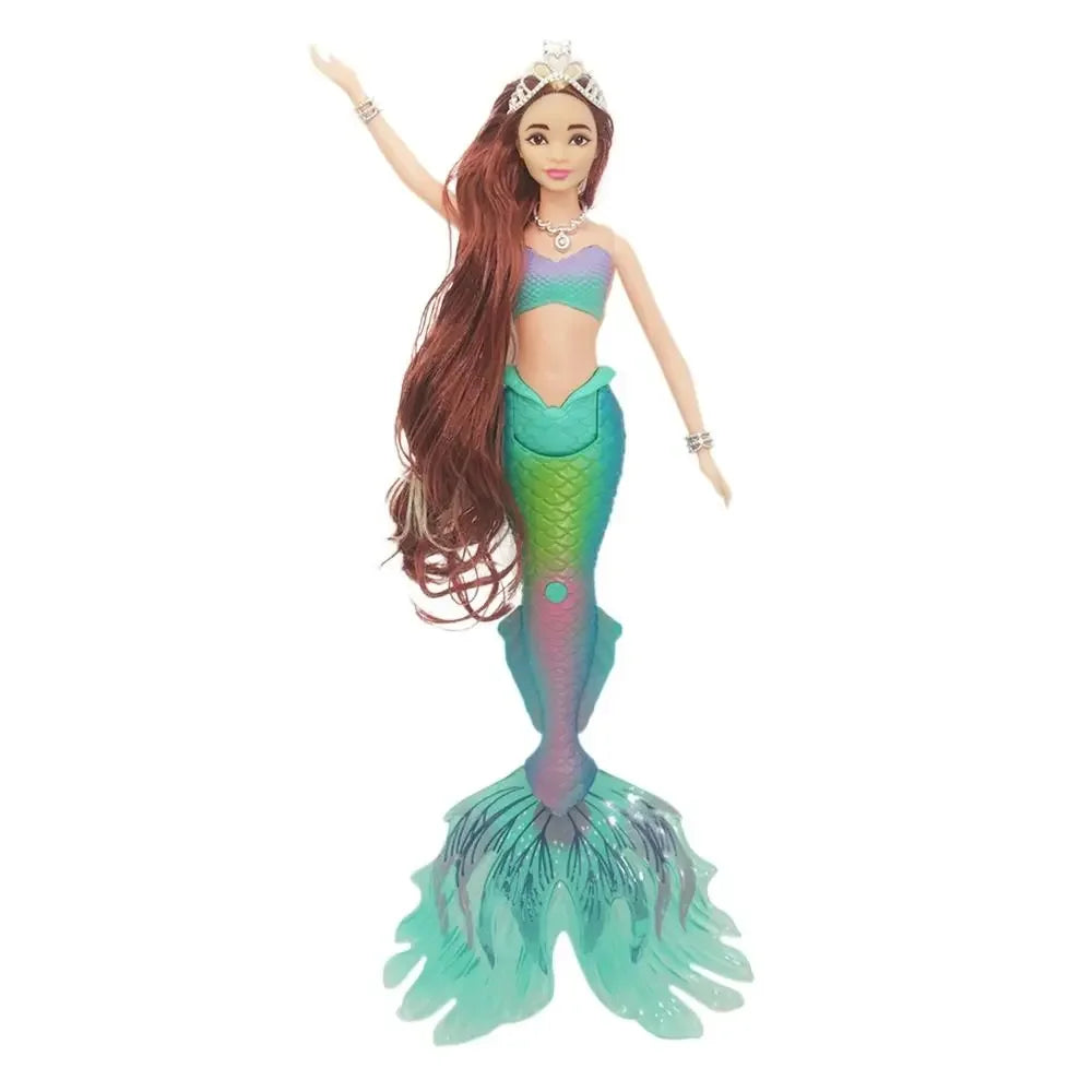 Magical Princess Mermaid Doll Beauty Fish BJD with Lights and Music Play House Toys Kids Children Dolls 35cm