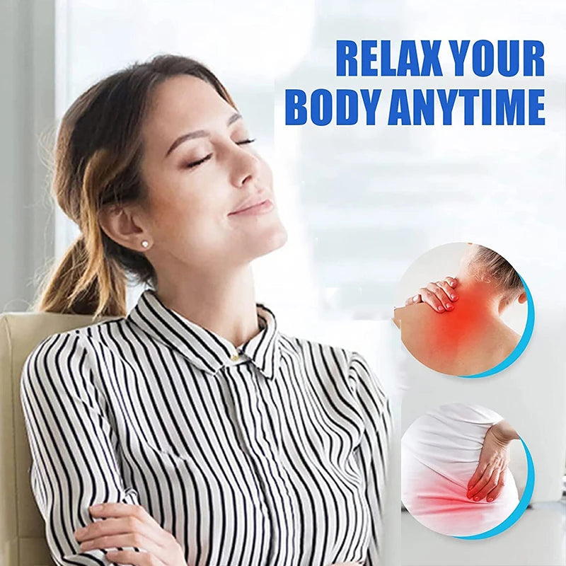 Adjustable Electric Heating Cervical Neck Massager Portable and Convenient for Neck Pain, Aches, and Swelling Relief