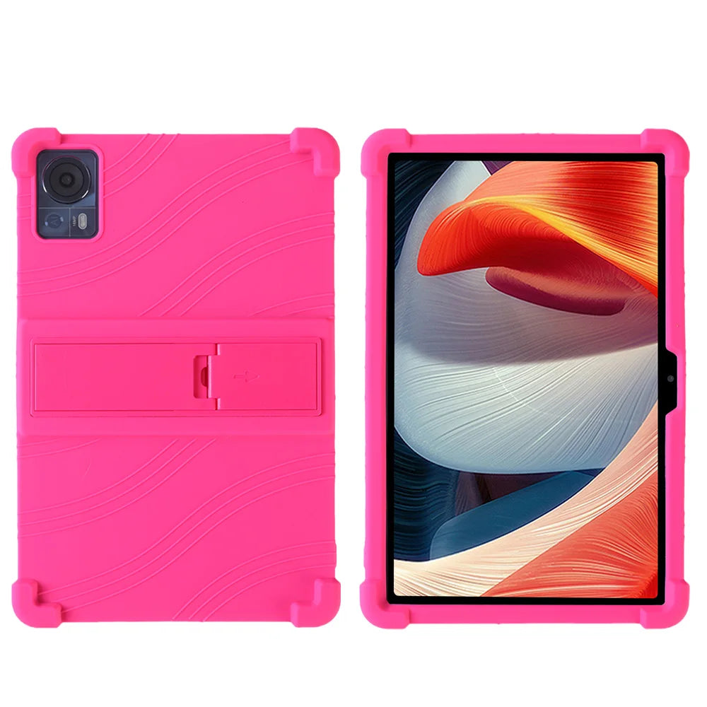 Shockproof Soft Silicone Stand Case for HTC A104 10.36" Tablet Protective Shell Cover