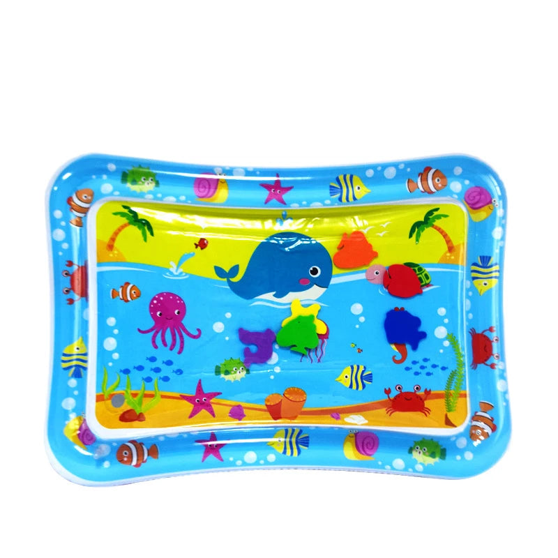Inflatable Tummy Time Mat Premium Baby Water Play Mat for Infants and Toddlers Baby Toys Sensory Development, Strengthen your Baby's Muscles