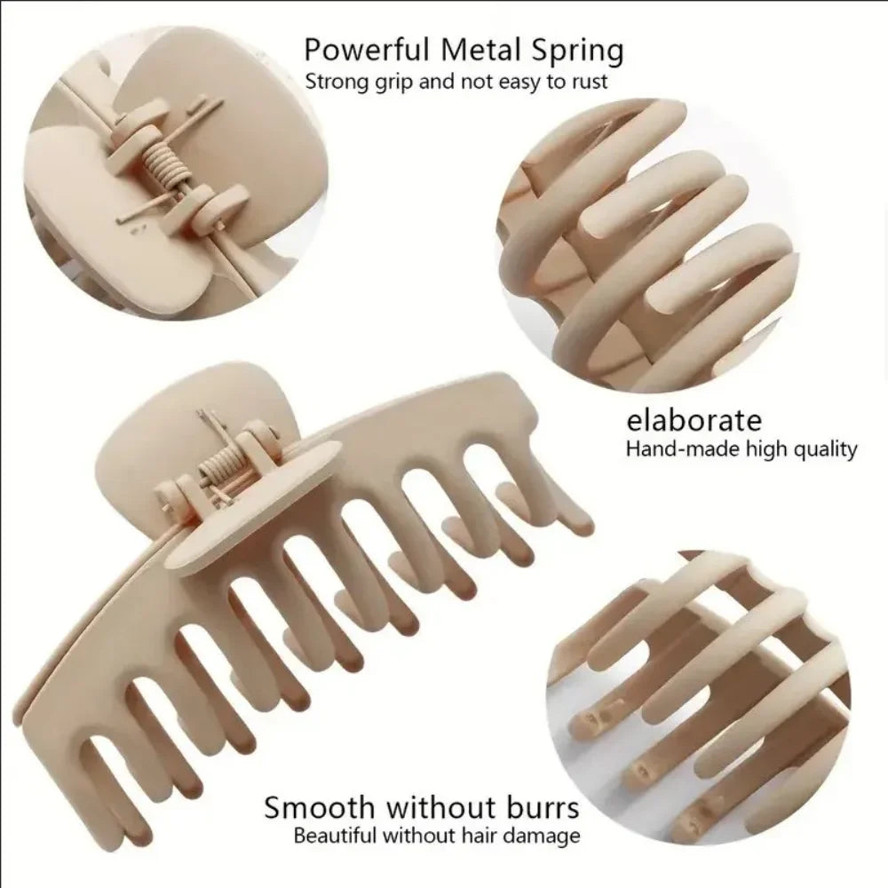 Fashion Women's Hair Claw Clips Set Headwear Large Hair Multiple Styles Shark Clips Barrette Hair Accessories