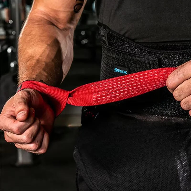 Lifting Fitness Workout Wrist Strap Brace for Weightlifting, Crossfit, Bodybuilding Support Kettlebell Dumbbell Weights Strength