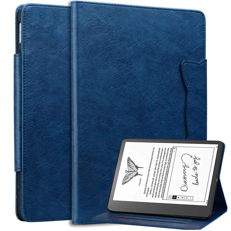 Luxury Leather Wallet Stand Case for Amazon Kindle Scribe 10.2 inch Fashion Protective Cover Scribe 2022 Released Many Colors to Choose From