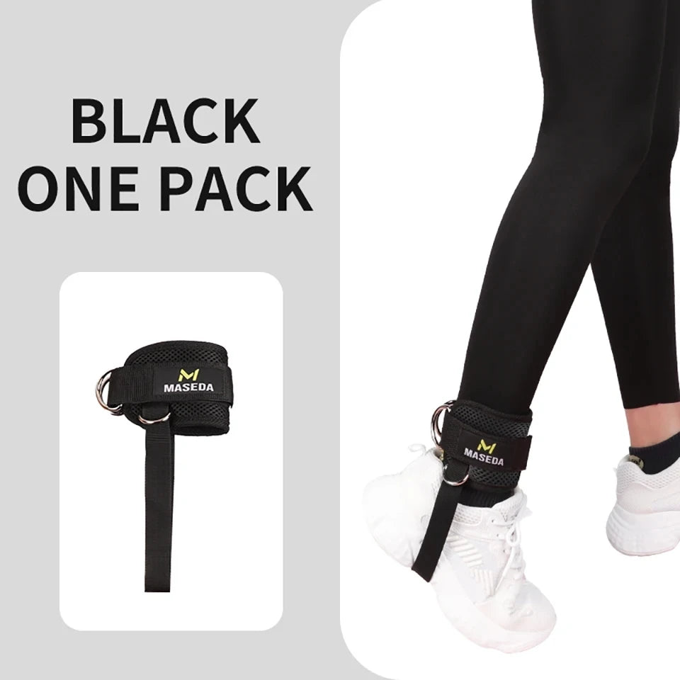 Fitness Padded Ankle Straps Cuffs for Cable Machines Leg Exercise Workouts Fully Adjustable and Breathable