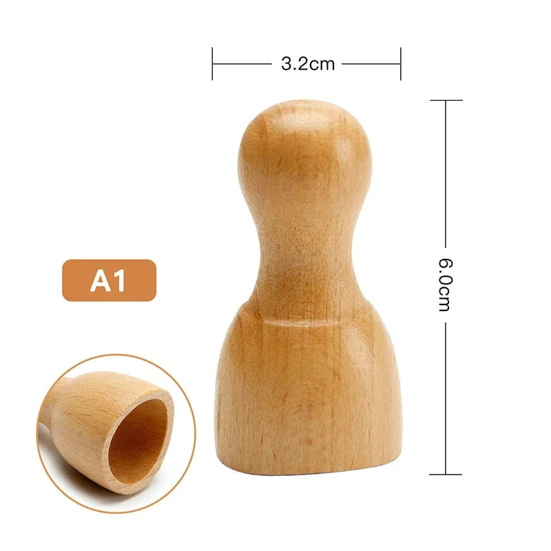 Wooden Facial Relaxation Lifting Massage Rollers Kit Facial Maderotherapy Gua Sha Wood Therapy Wrinkle Remover Skin Care Tools
