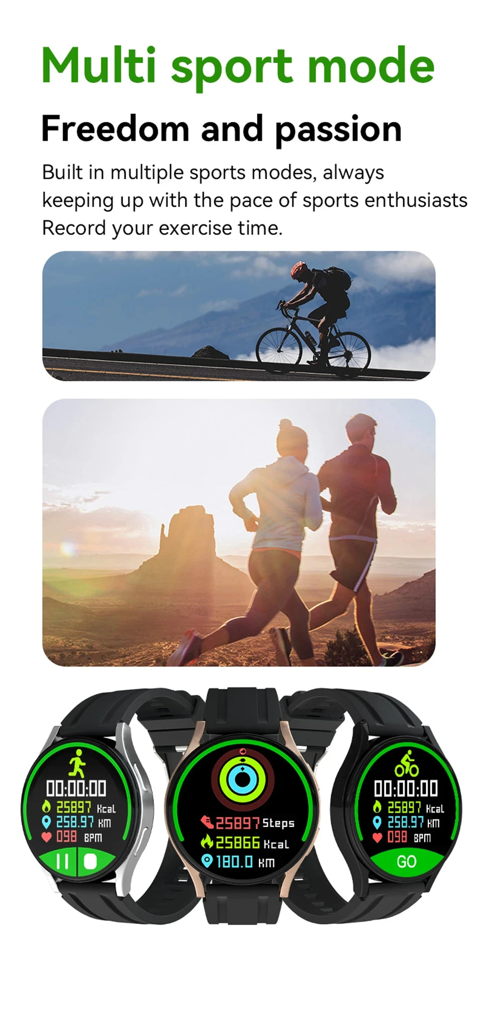 Men's and Women's Watch6 Classic Smartwatch 1.32-inch HD Screen Bluetooth Call Heart Rate Fitness Sports Smart Wrist Watch