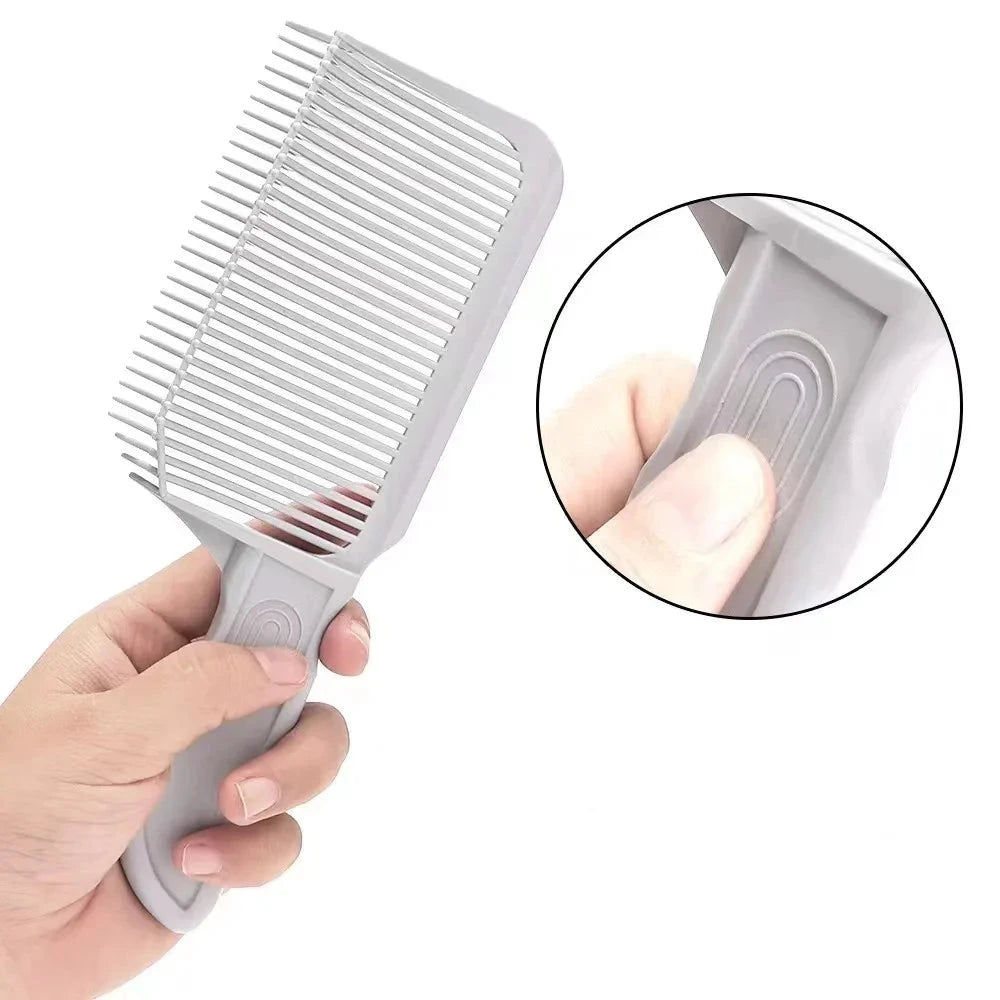 Men's Styling Hair Comb for Blending Fades Styling Arc and Flat Utility Positioning Comb 1pcs