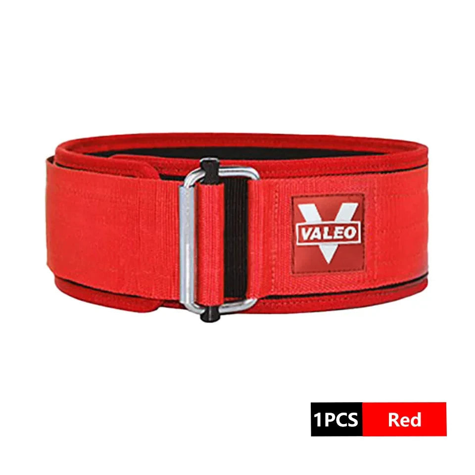 Adjustable Quick Locking Weightlifting Nylon Waist Back Belt for Men and Women Deadlifting Squatting Lifting Gym Powerlifting Back Support
