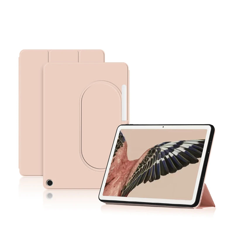 Protective TPU Leather Shell Case for Google Pixel Tablet 11 inch Shockproof Smart Cover Compatible with Charging Speaker Base