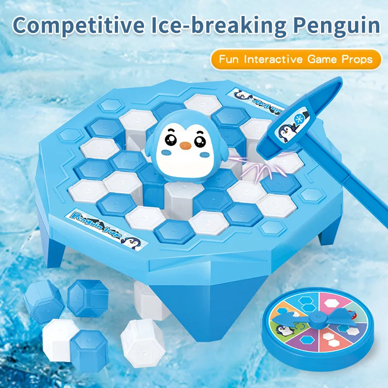 Interactive Mini Ice Breaking Penguin Frog Trap Game Parent Child Party Board Game Birthday Gifts