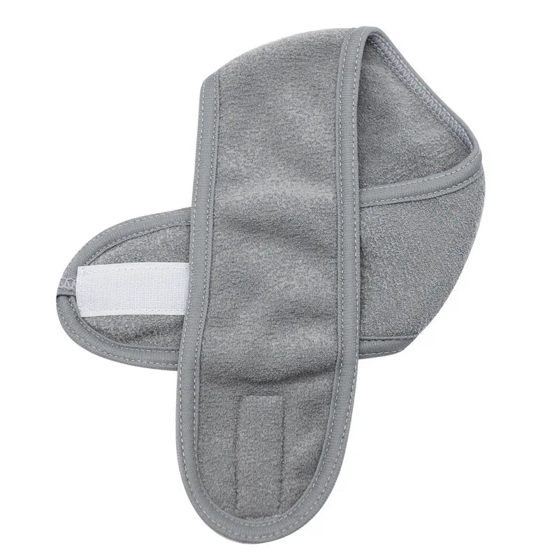 Adjustable Extension Headband for Eyelashes Makeup Spa Sports Face Washing Bath Facials Hook and Loop Adjustment