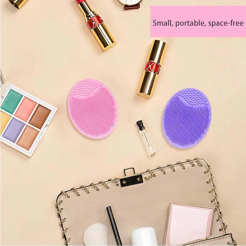 Deep Pore Silicone Face Cleansing Brush Facial Skin Care Scrub Cleanser Tool New Mini Beauty Soft Deep Cleaning Exfoliator