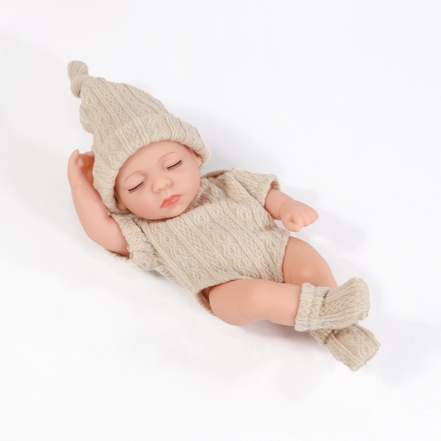 Cute Dress Up Silicone Baby Doll Toys Waterproof Vinyl Bebe Cute Mini Reborn Doll For Girls Birthday Great Gift 20cm