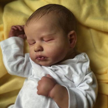 Realistic Finished Silicone Vinyl Cloth Body Reborn Doll LouLou Bebe Handmade Toy For Girls Gift 50cm