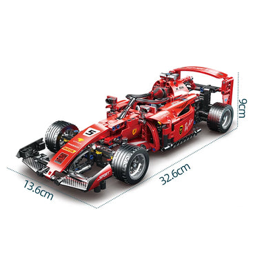 Racing F1 Car Building Blocks Set High Quality Life Like Realism Car Collectible Model Car Kits Building Toys Micro Particles