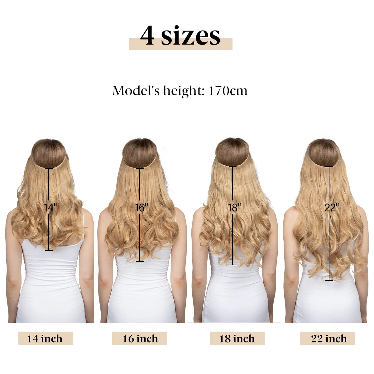 Synthetic No Clip Wave Hair Extensions Ombre Natural Black Blonde Pink One Piece False Hair Piece