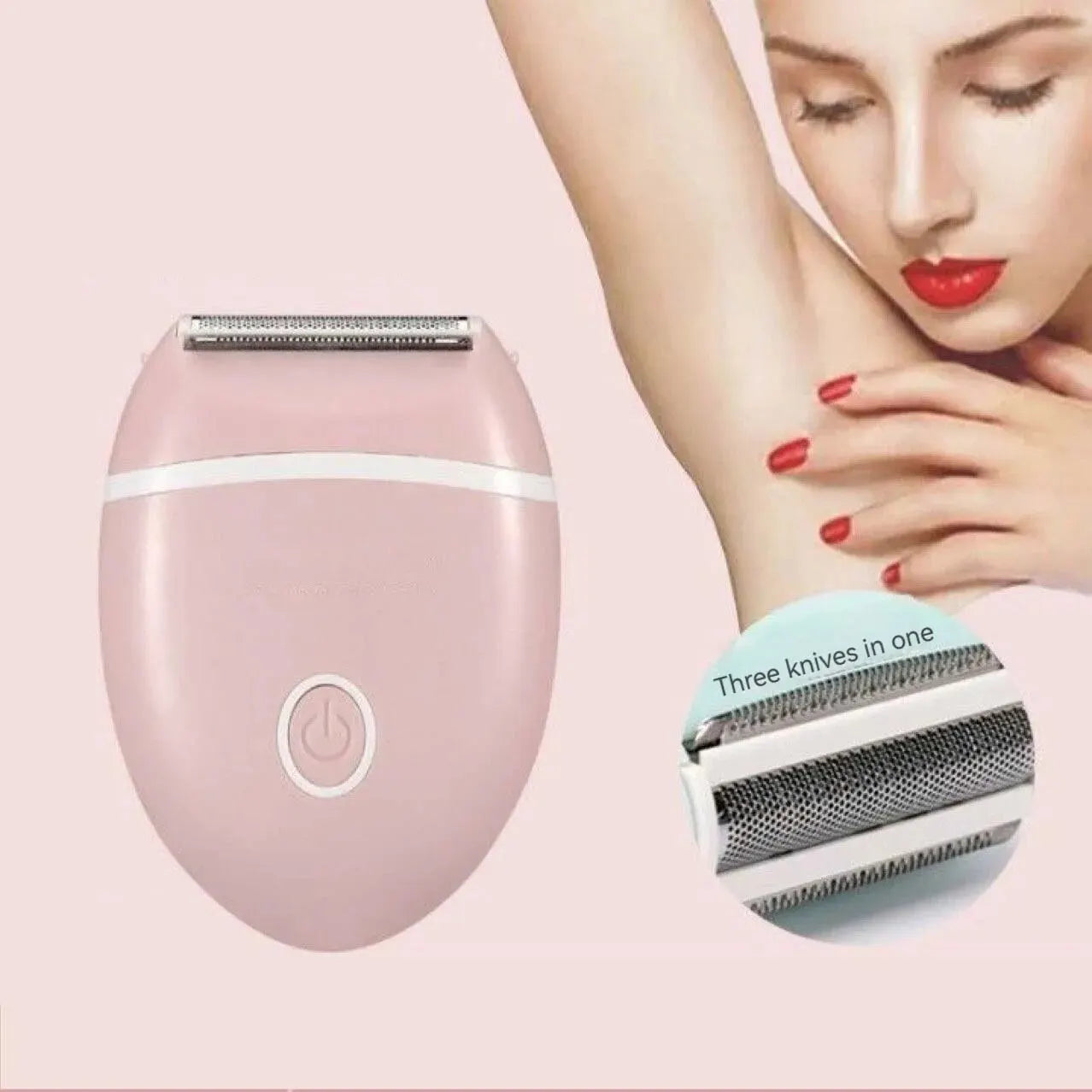Waterproof Whole Body Hair Removal Machine Trimmer for Women Washable Armpit and Leg Hair Removal Without Black Spots
