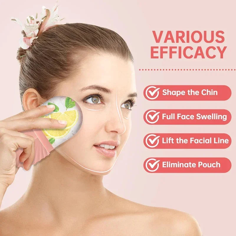Silicone Ice Facial Roller Beauty Massage Ice Mold For Eye Puffiness Inflamation Shrink Pores
