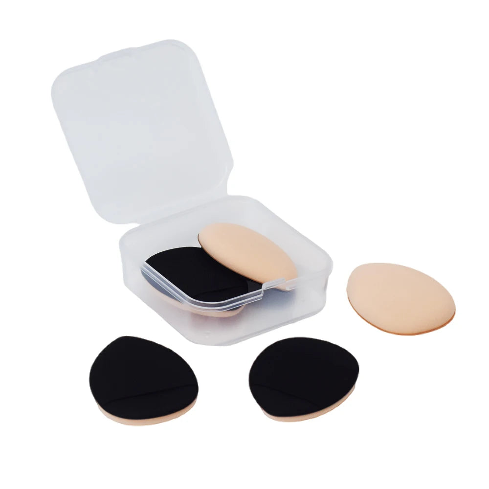 Convenient Mini Finger Puff Makeup Sponges Foundation Small Air Cushion Powder Face Concealer BB Cream Cosmetic Applicator Makeup Tools