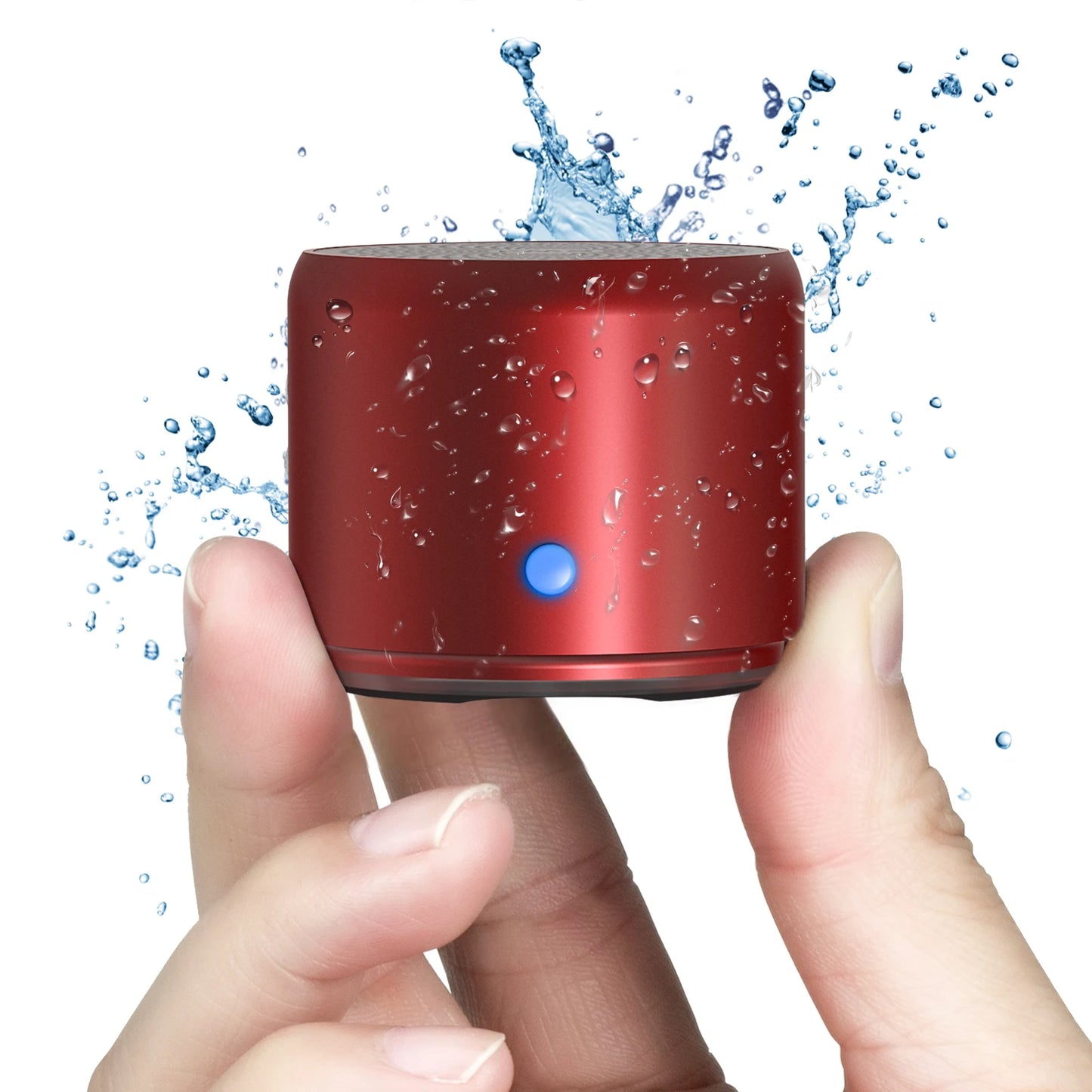 Ultra Mini Bluetooth Wireless IPX7 Waterproof Speaker Super Portable Custom Bass Speakers with Travel Case