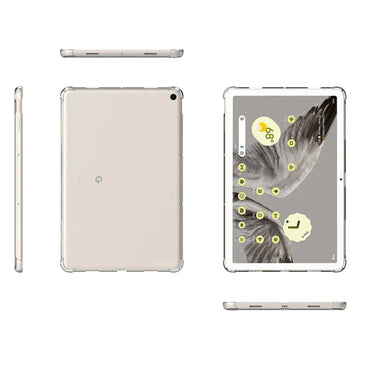 Durable Transparent Soft Silicone Case for Google Pixel Tablet 11 inch Protection Shockproof Shell Skin Cover
