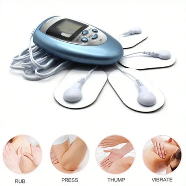 Low Frequency Electric Pulse Nerve Muscle Stimulator Massager TENS EMS Electronic Massage Device