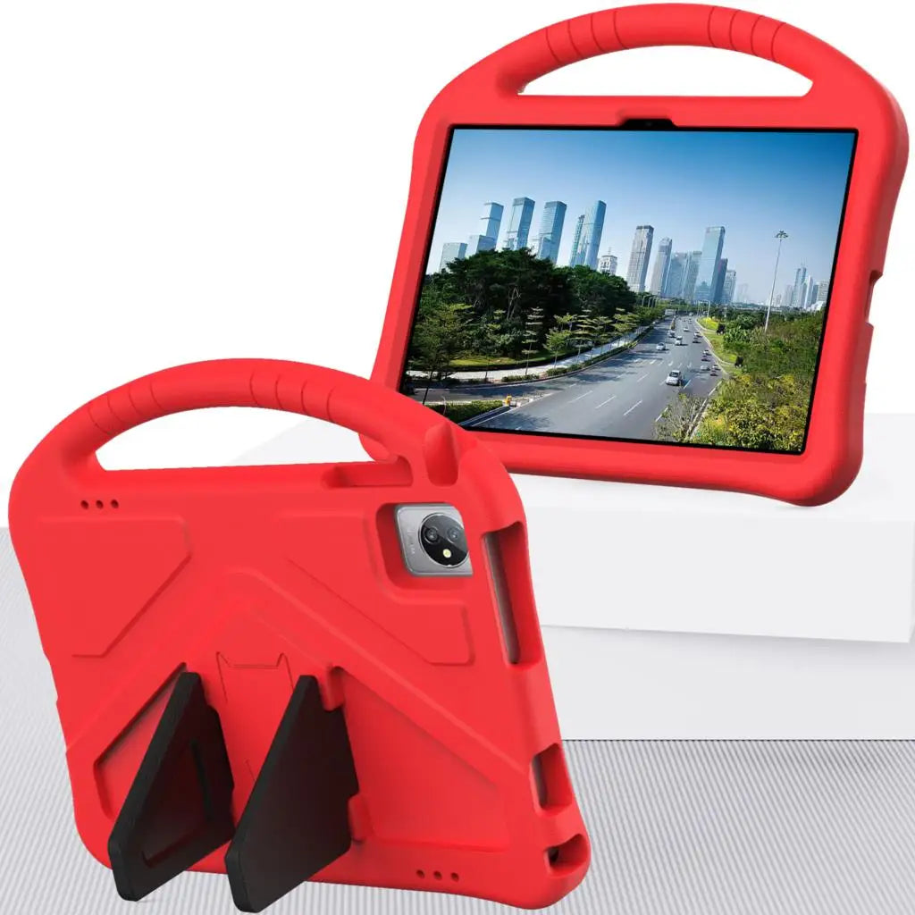 Durable EVA Handle Case for Motorola Moto Tab G70 11.0 inch Tablet PC Kids Safety Shockproof Cover with Rear Kickstand