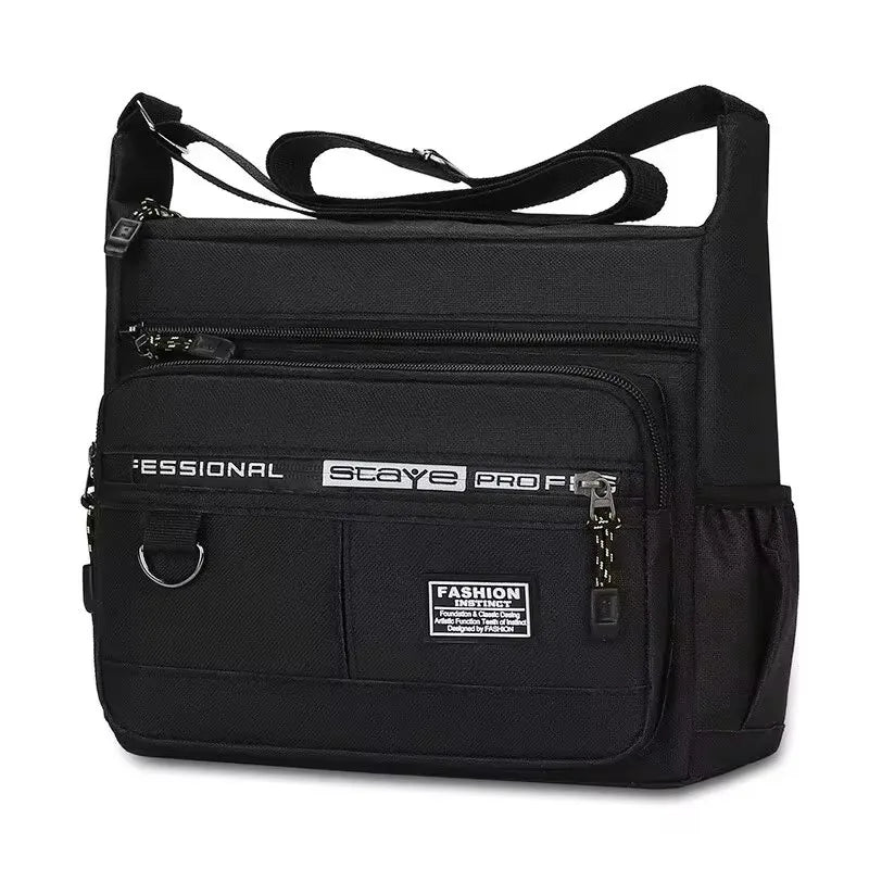 High Quality Men's Single Shoulder Fashion Satchel Bag Business Leisure Storage Crossbody Handbag