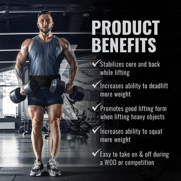 Weight Lifting Waist Back Belts for Sports Fitness Gym Workout Lumbar Back Support, Powerlifting, Strength Training, Squat, Weightlifting