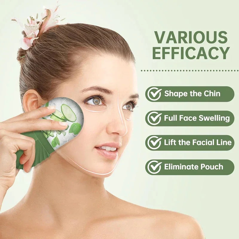 Silicone Ice Facial Roller Beauty Massage Ice Mold For Eye Puffiness Inflamation Shrink Pores
