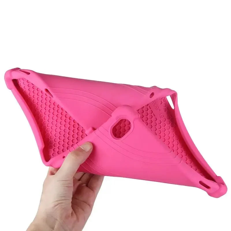 Durable Soft Silicone Case for Nokia T21 T20 T10 Tablets with Kickstand Kids Shockproof Protector Cover